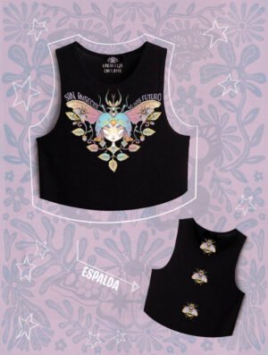 Sin insectos no hay futuro (Crop top sin mangas)