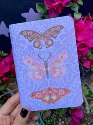 Libreta pasta blanda "Mariposas"