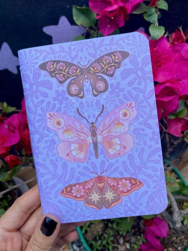 Libreta pasta blanda "Mariposas"