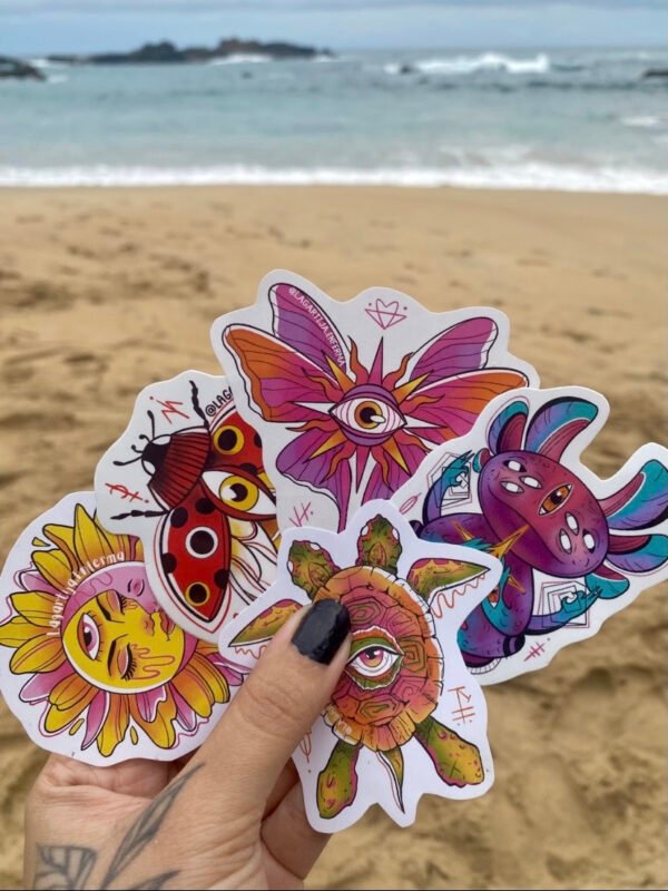 Stickers para cerrar los ojos e imaginarse en el Mar