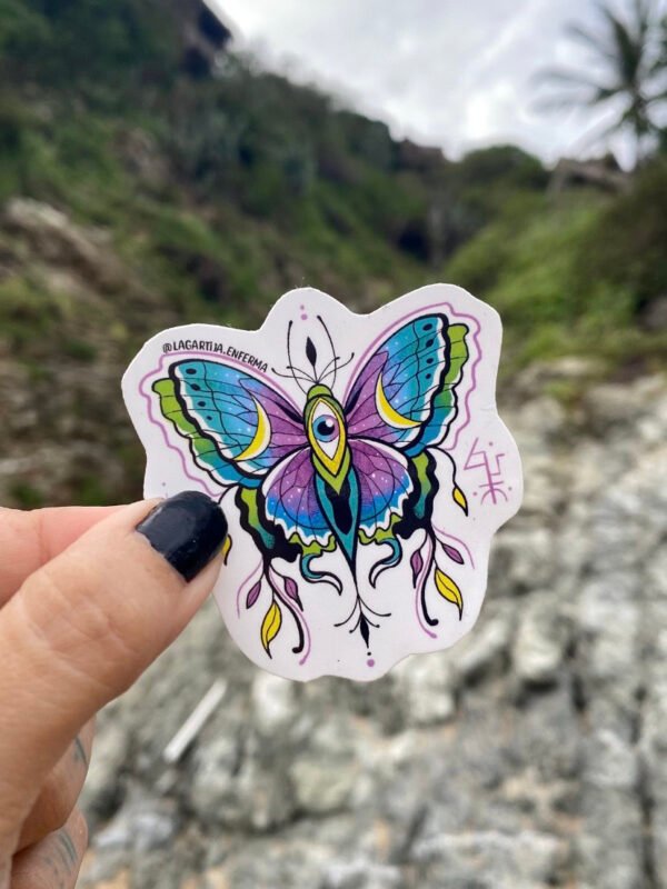 Stickers para cerrar los ojos e imaginar que eres de color verde