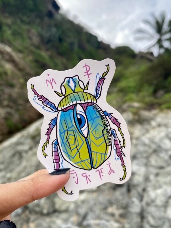 Stickers para cerrar los ojos e imaginar que eres de color verde