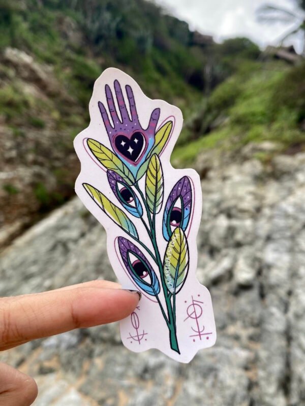 Stickers para cerrar los ojos e imaginar que eres de color verde