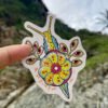 Stickers para cerrar los ojos e imaginar que eres de color verde