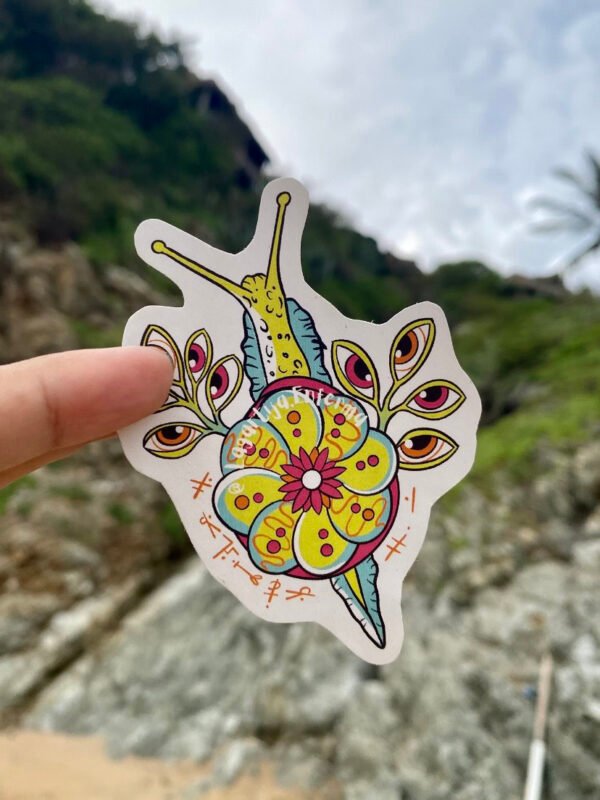 Stickers para cerrar los ojos e imaginar que eres de color verde