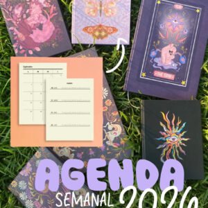 Agenda Semanal (tamaño 1/4 carta)