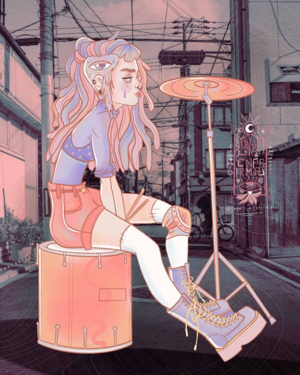 A veces lloro porque me siento humana (print)