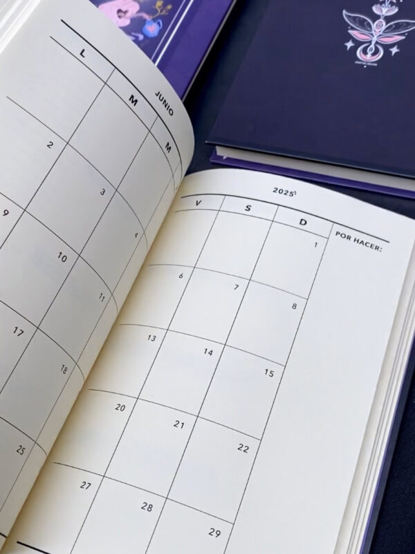 Agenda Semanal 2026 (media carta)