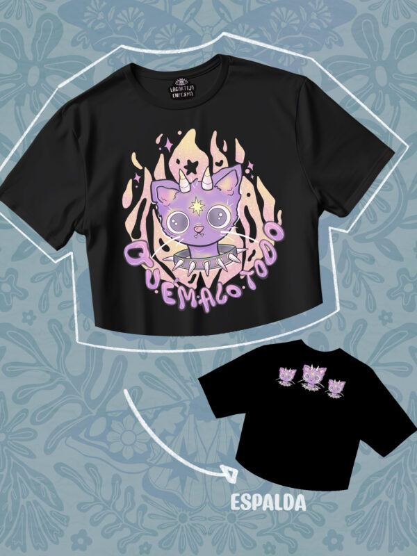 Crop Top "Quémalo Todo"