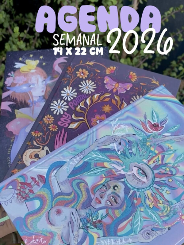 Agenda Semanal 2026 (media carta)