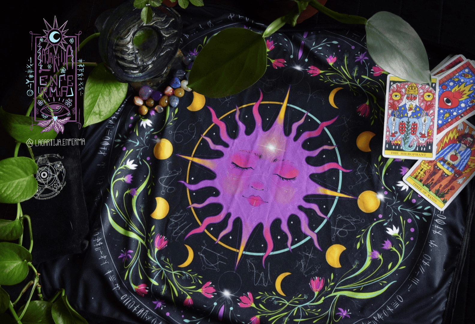 Tapiz de tela "Calendario astológico"