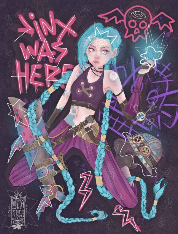 Jinx was here (print)