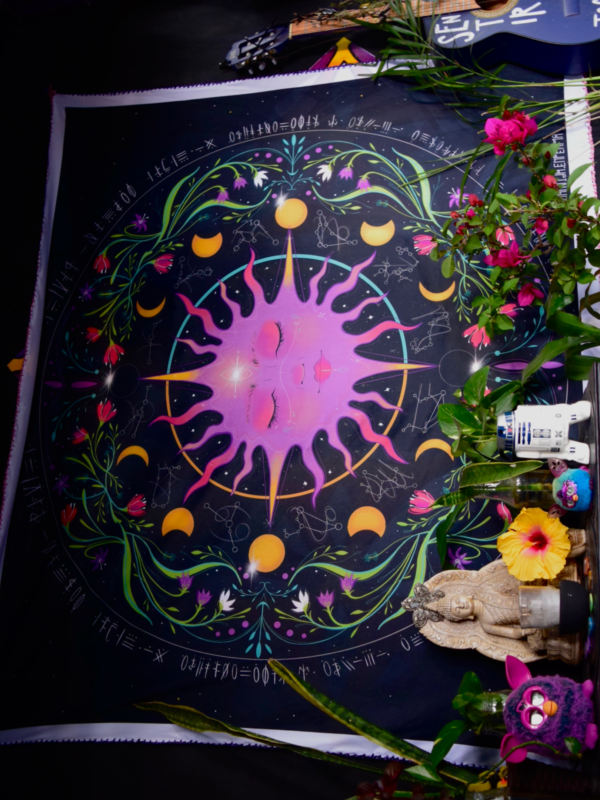 Tapiz de tela "Calendario astológico"