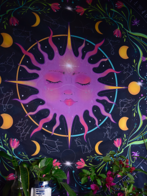 Tapiz de tela "Calendario astológico"