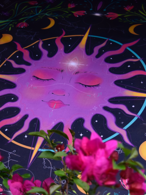 Tapiz de tela "Calendario astológico"