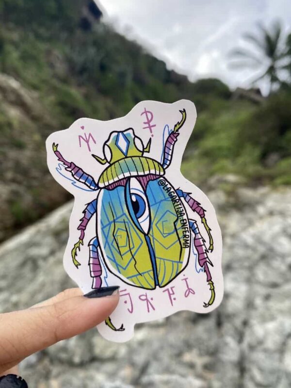 Stickers para sentir que te acuestas en el pasto