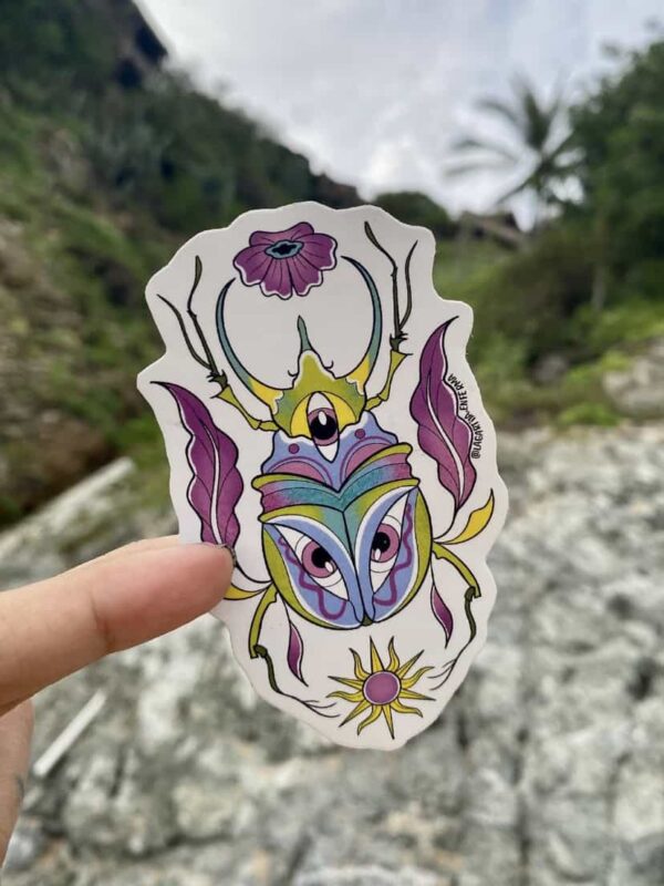 Stickers para sentir que te acuestas en el pasto