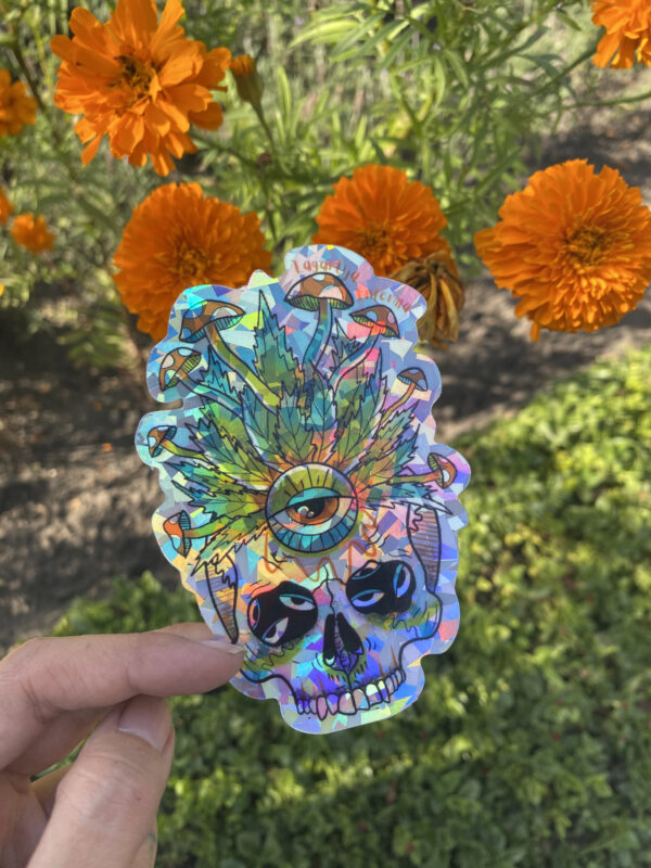 Sticker "Cráneo" (alta resistencia)