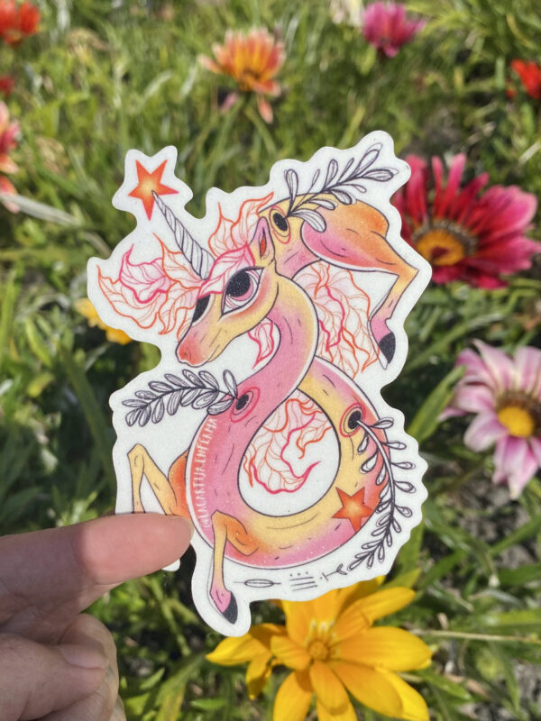 Sticker "Unicornio" (alta resistencia)