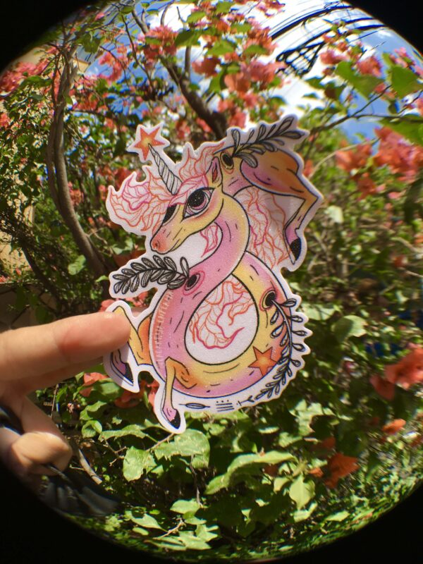 Sticker "Unicornio" (alta resistencia)