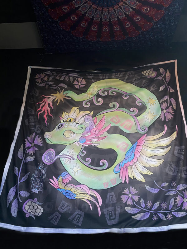 Tapiz de tela "Quetzalcóatl"