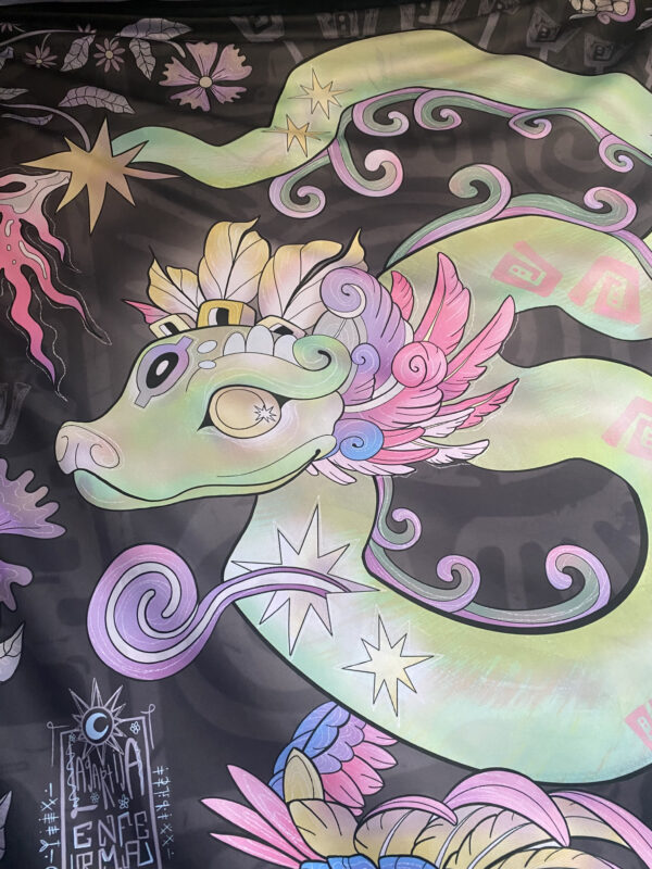 Tapiz de tela "Quetzalcóatl"