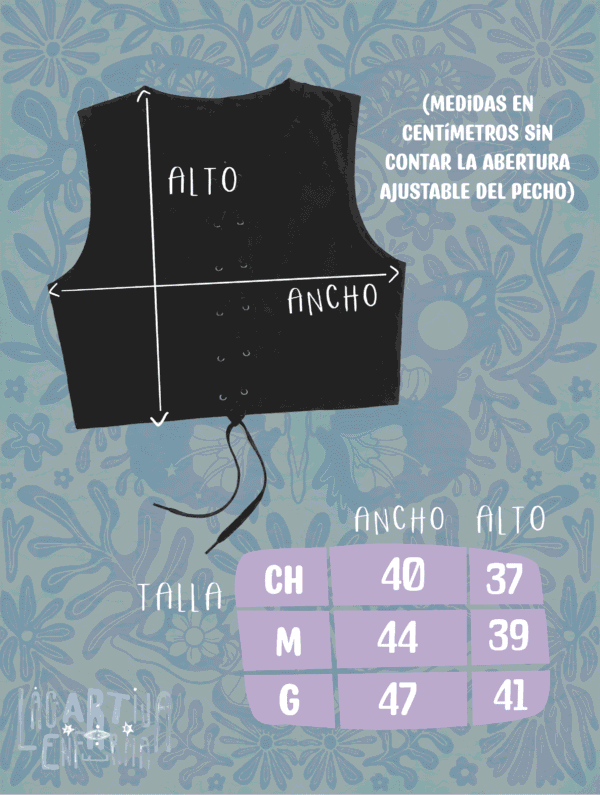 Top Abierto "Mariposas"