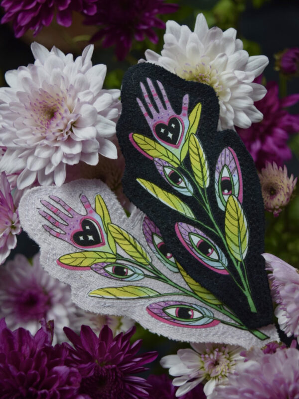 Parche de tela: Mano Salvia