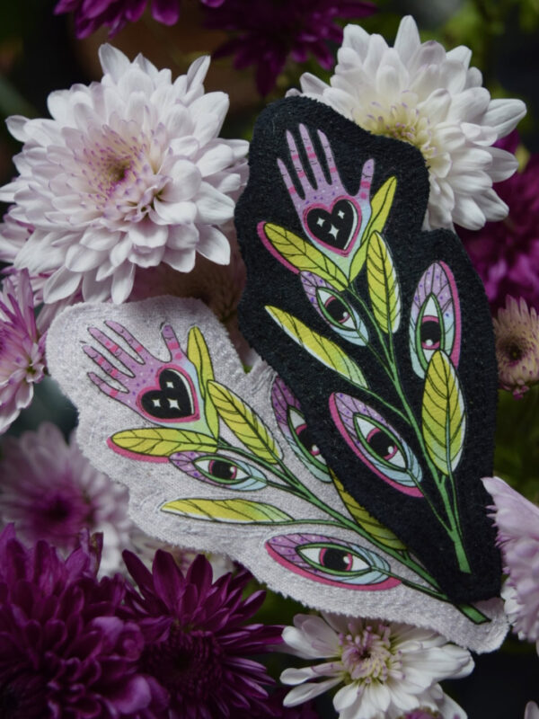 Parche de tela: Mano Salvia