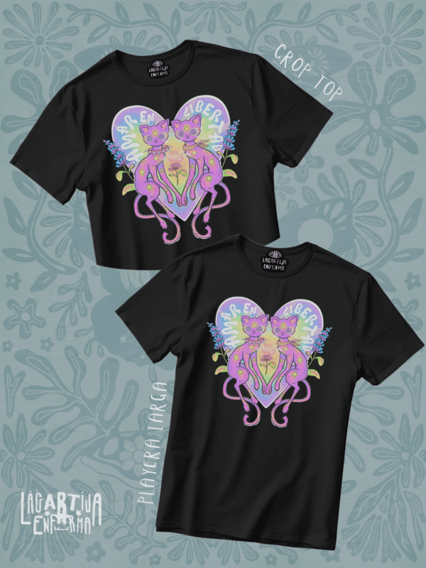 Amar en libertad (Playera larga o Crop Top)