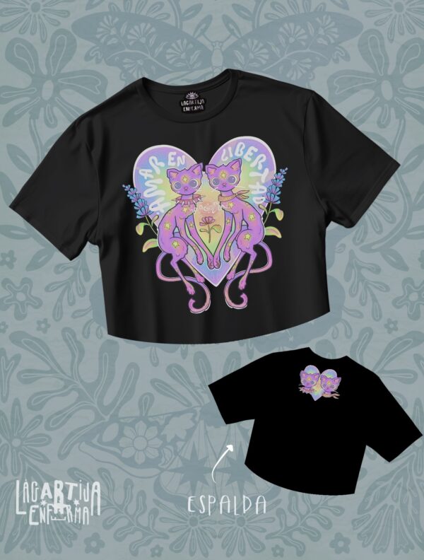 Amar en libertad (Playera larga o Crop Top)